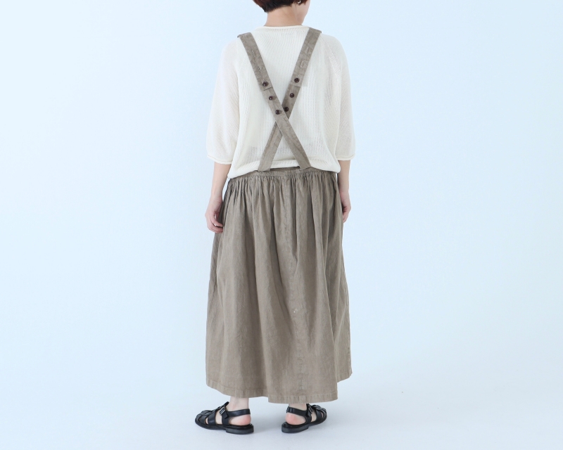 日本奶奶家 祕魯棉麻吊帶裙 8色