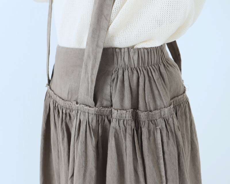 日本奶奶家 祕魯棉麻吊帶裙 8色