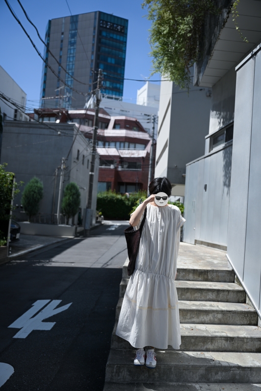日本ENSW OBBY SCULPTURE DRESS