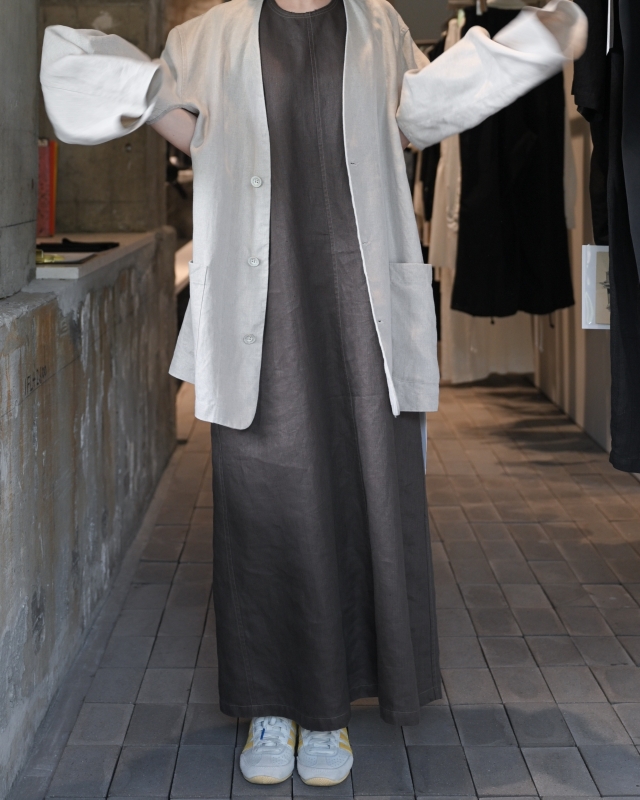 日本奶奶家2號 愛爾蘭麻Herringbone背心洋 3色