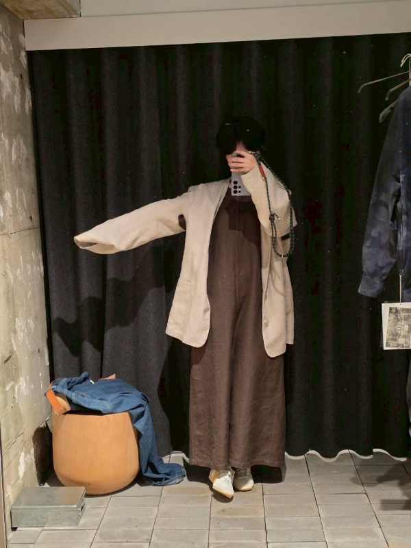 日本奶奶家2號 愛爾蘭麻Herringbone背心洋 3色