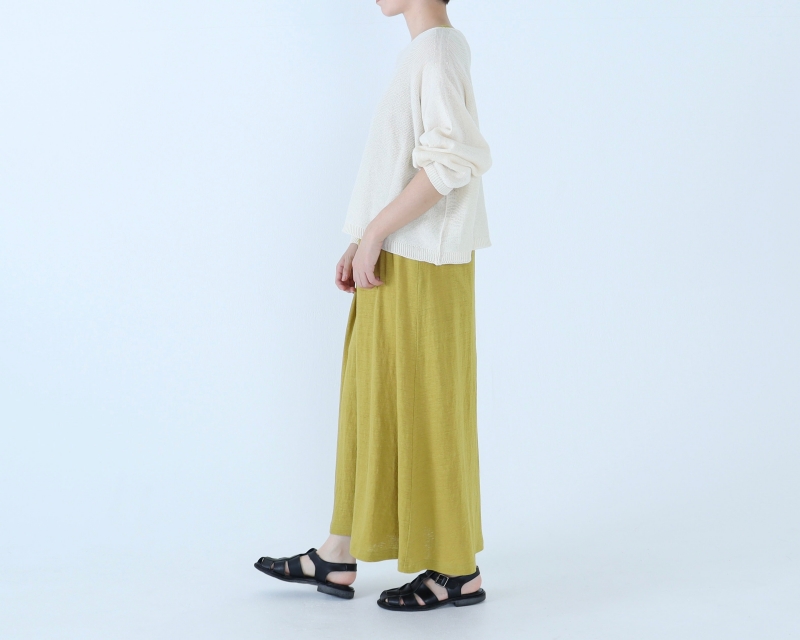 日本奶奶家 塩縮亞麻背心長洋 8色