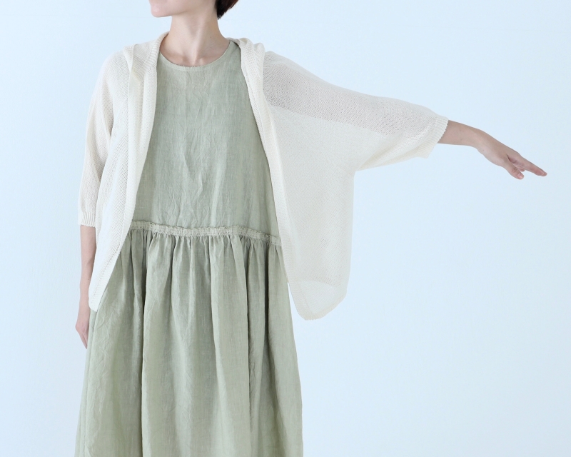 日本奶奶家 GIMA綿 連帽無釦開衫 3色