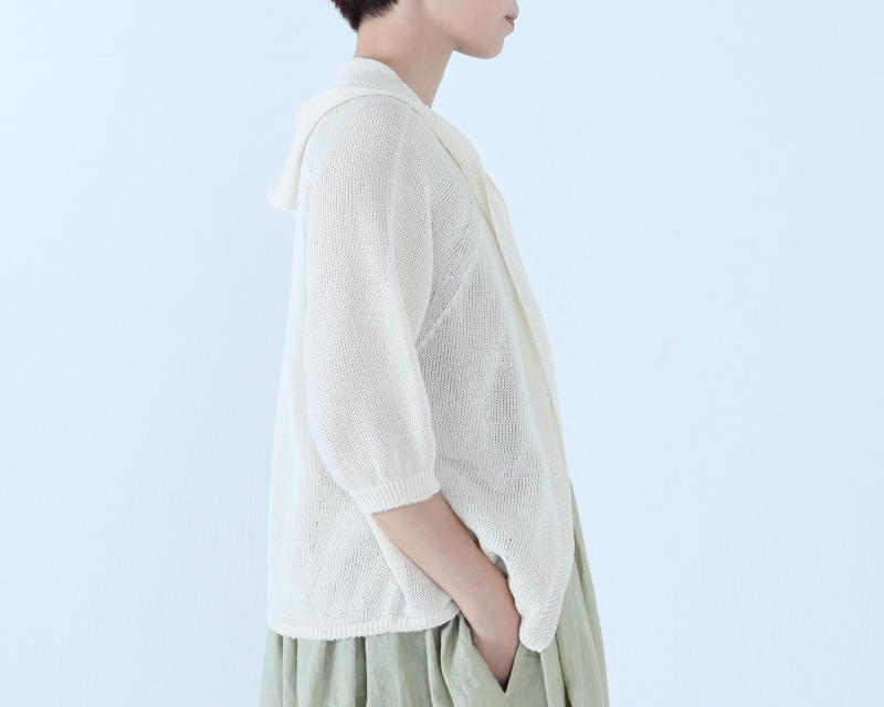 日本奶奶家 GIMA綿 連帽無釦開衫 3色