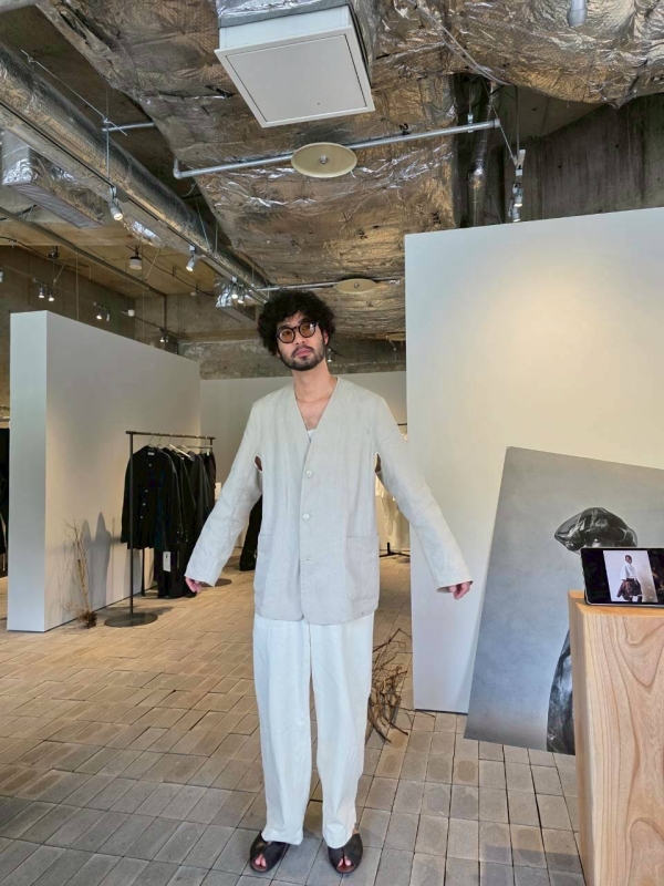 日本奶奶家2號 愛爾蘭麻Herringbone Piping外套 3色