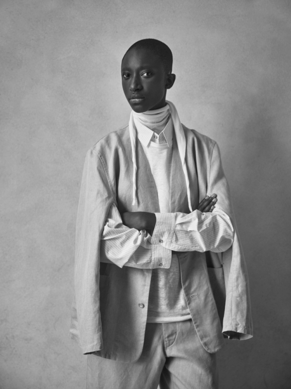 日本奶奶家2號 愛爾蘭麻Herringbone Piping外套 3色