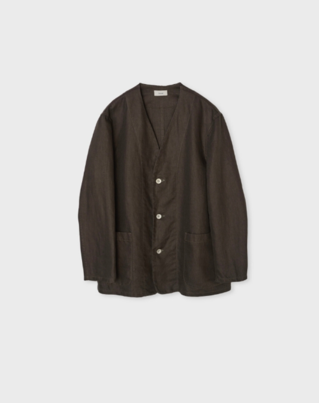 日本奶奶家2號 愛爾蘭麻Herringbone Piping外套 3色