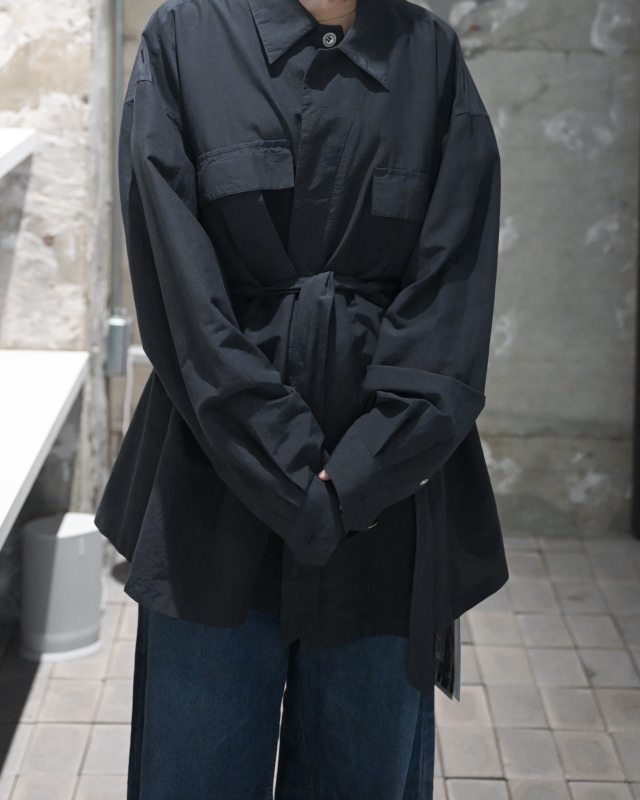 日本奶奶家2號 Safari 絲棉襯衫外套 2色