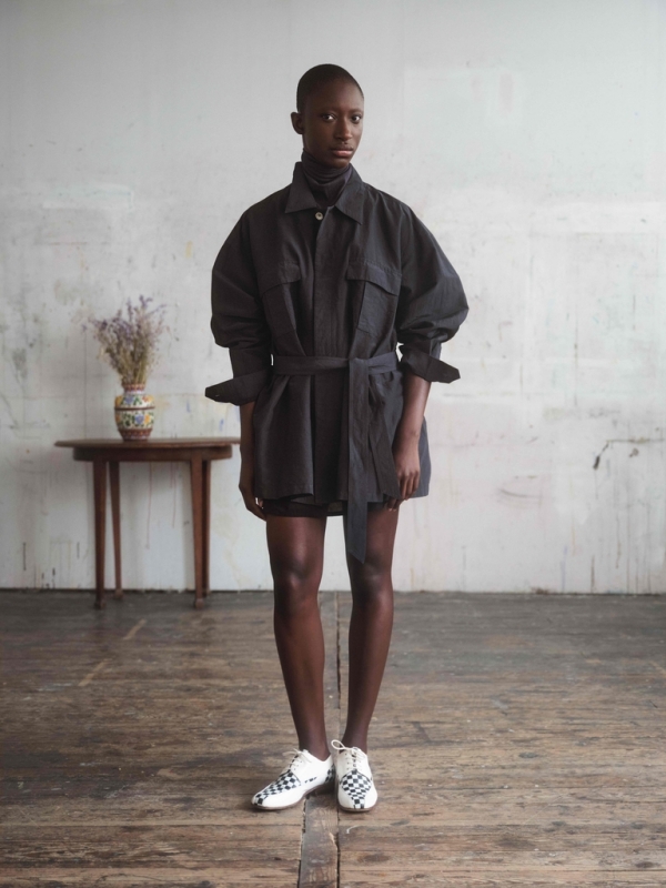 日本奶奶家2號 Safari 絲棉襯衫外套 2色