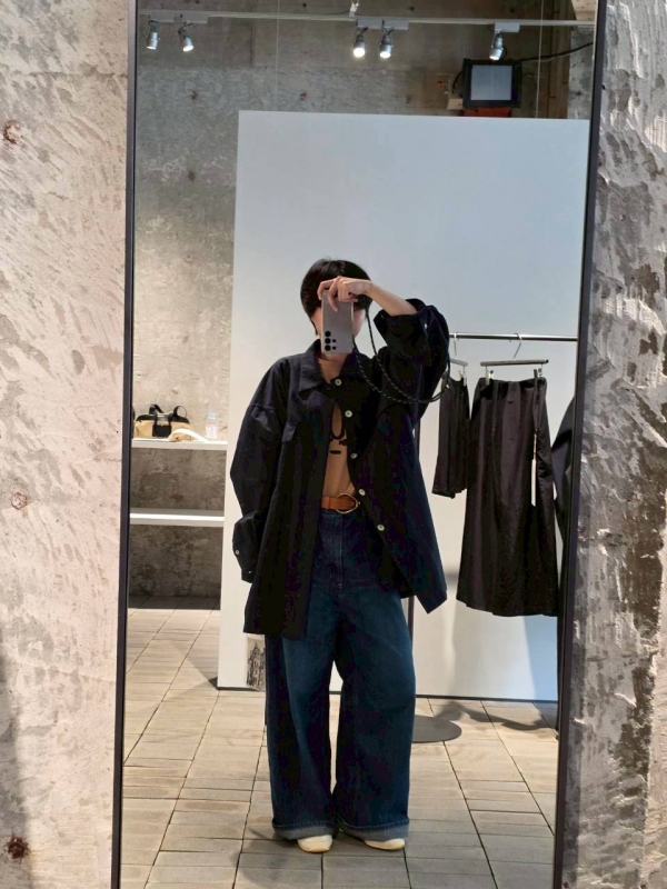 日本奶奶家2號 Safari 絲棉襯衫外套 2色