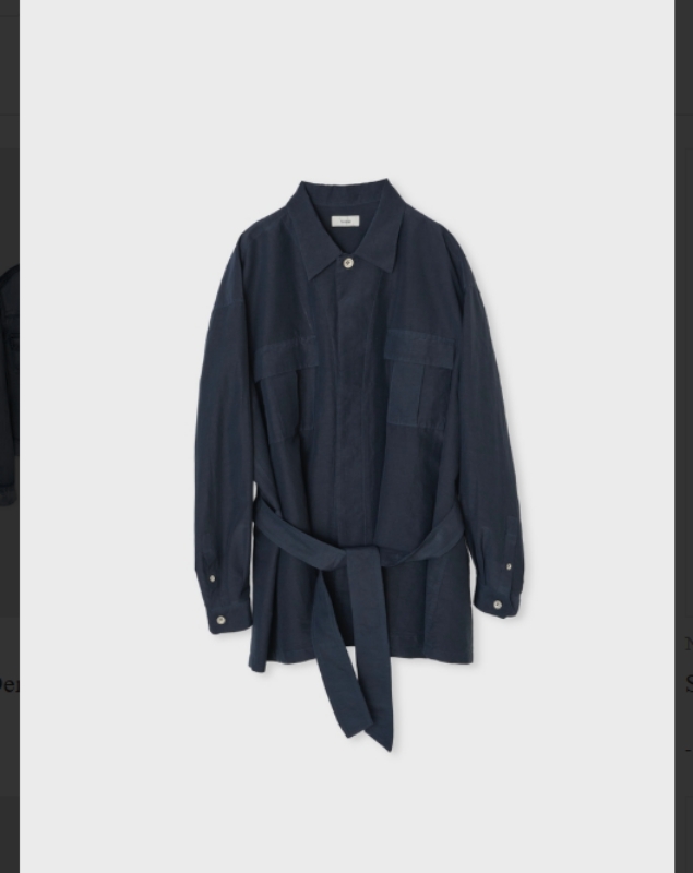 日本奶奶家2號 Safari 絲棉襯衫外套 2色