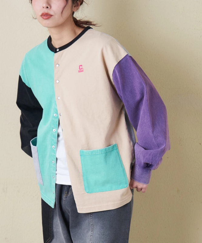 日本品牌 雪洗棉質開衫