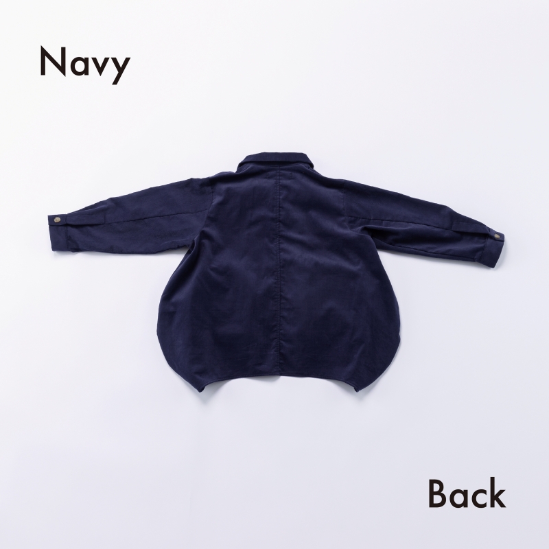 日本伊努伊努 圓弧立體口袋襯衫 大人款 3色