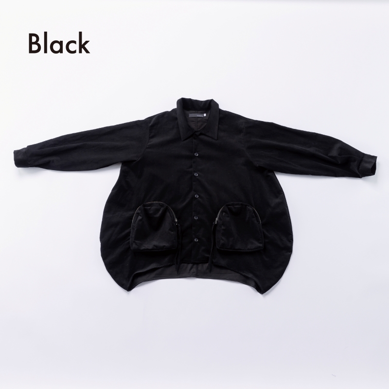 日本伊努伊努 圓弧立體口袋襯衫 大人款 3色