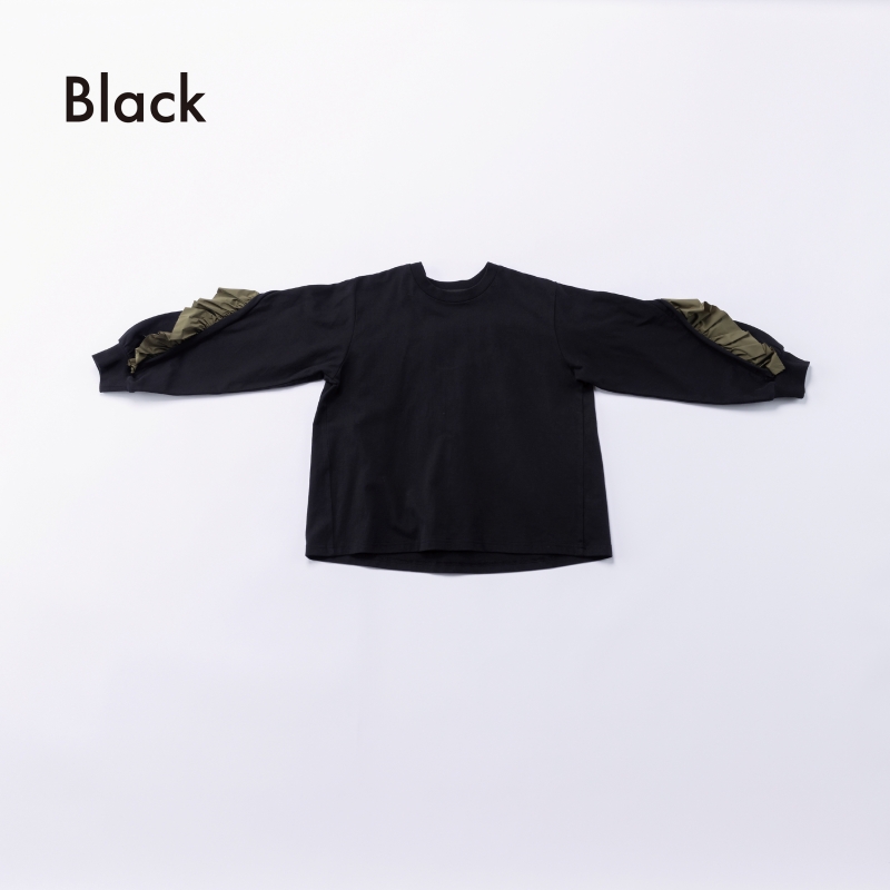 日本伊努伊努 立體拚荷葉上衣 大人款 3色