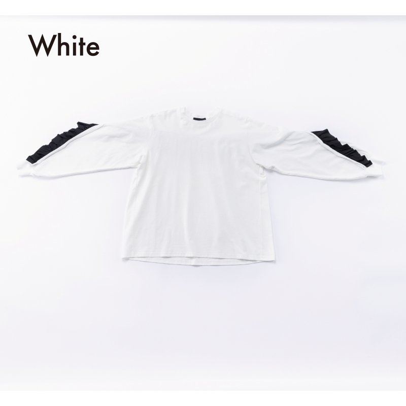 日本伊努伊努 立體拚荷葉上衣 大人款 3色