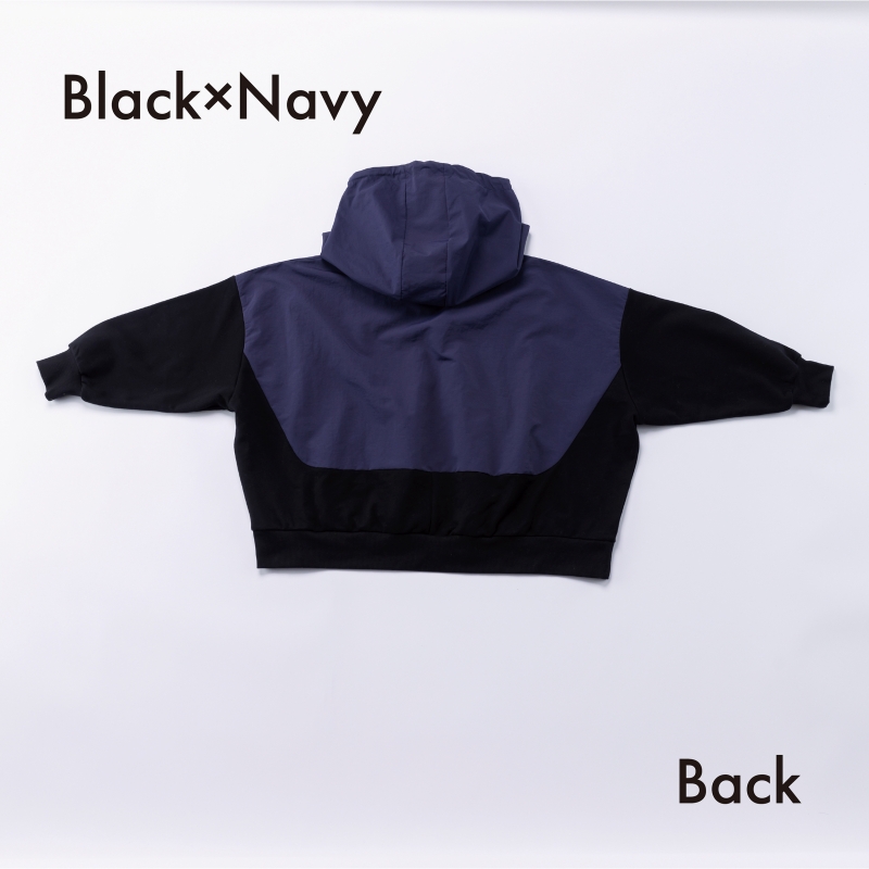 日本伊努伊努 撞色高領連帽上衣 大人款 3色