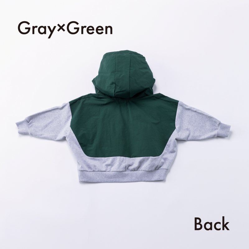 日本伊努伊努 撞色高領連帽上衣 大人款 3色