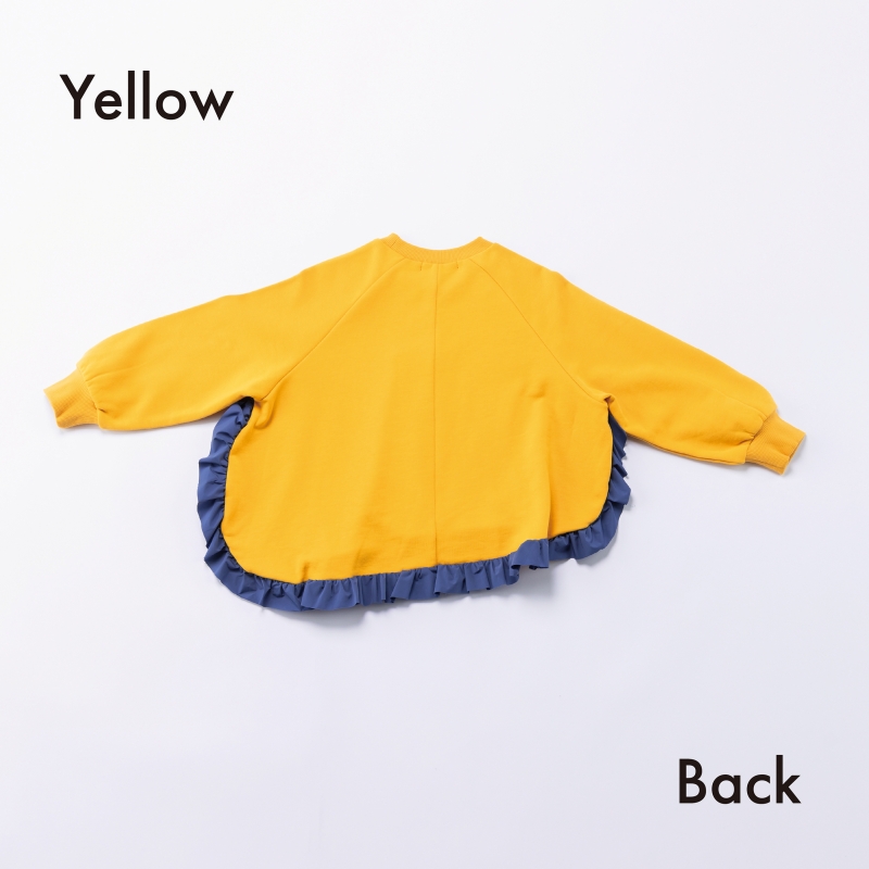 日本伊努伊努 圓弧荷葉邊上衣 大人款 3色