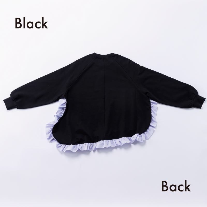 日本伊努伊努 圓弧荷葉邊上衣 大人款 3色