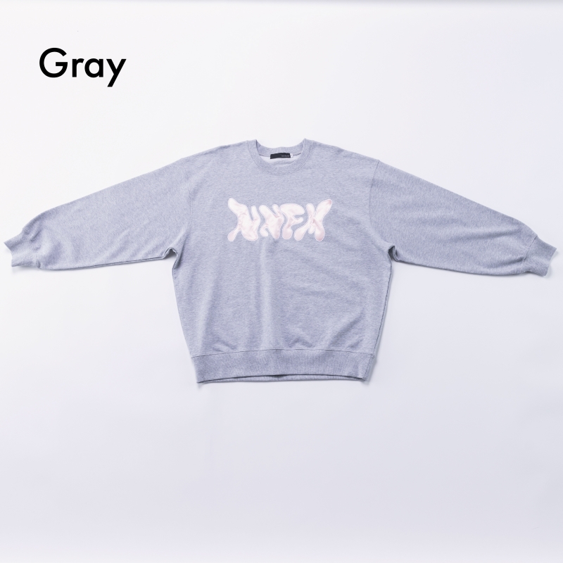 日本伊努伊努 NNFM立體緞面徽章大學T 大人款 3色