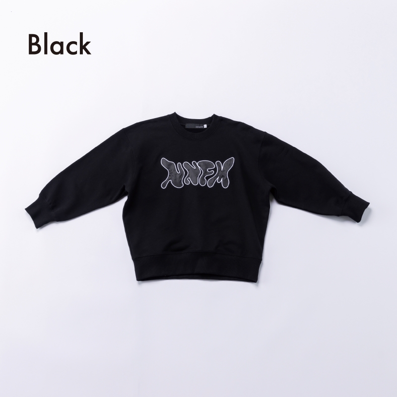 日本伊努伊努 NNFM立體緞面徽章大學T 大人款 3色