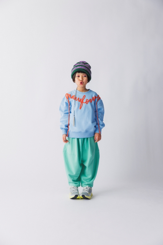 日本伊努伊努 立體繩繡大學T 大人款 3色