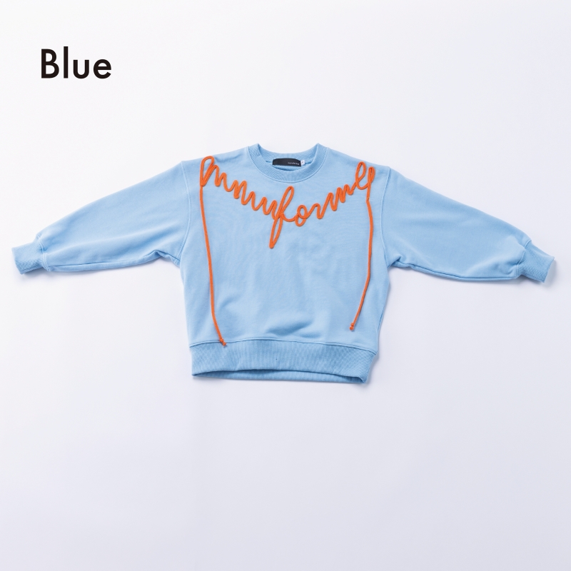 日本伊努伊努 立體繩繡大學T 大人款 3色