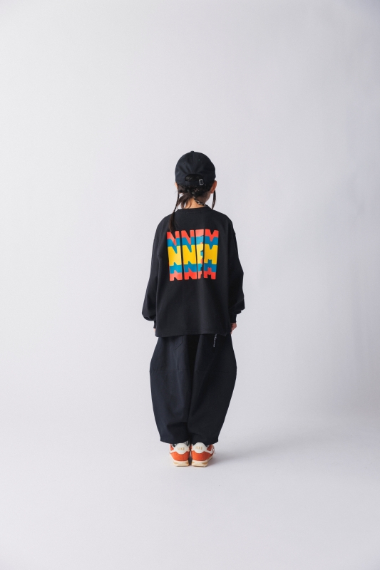 日本伊努伊努 三色拼接NNN上衣  大人款 3色