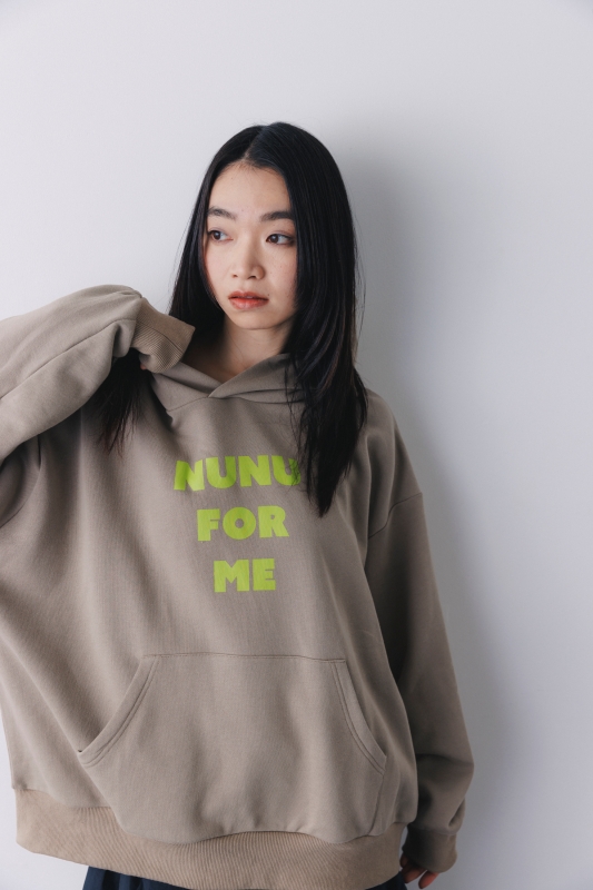 日本伊努伊努 大Ｎ印花連帽上衣 大人款 3色