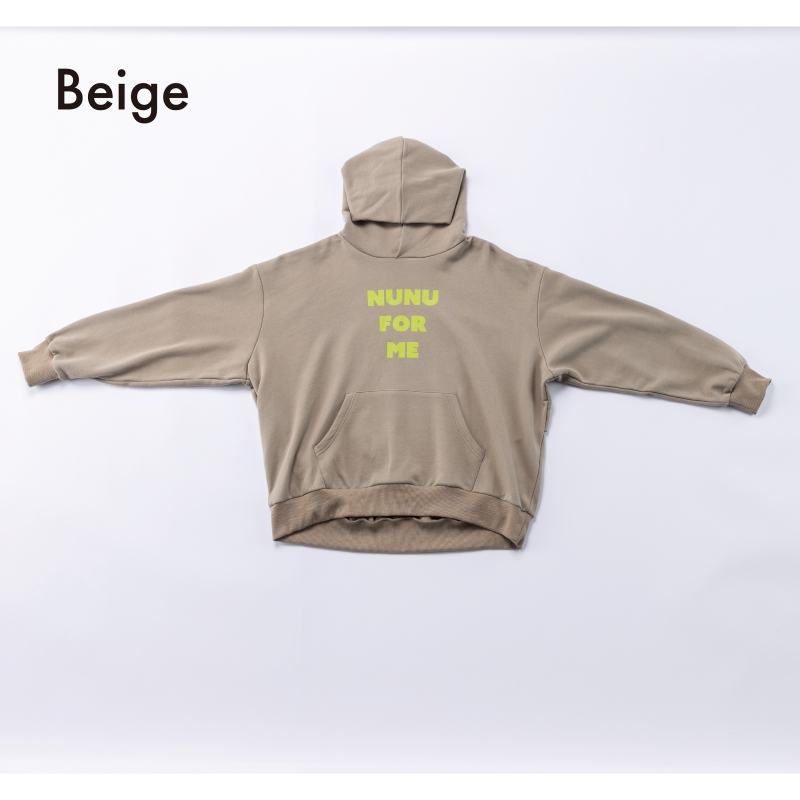 日本伊努伊努 大Ｎ印花連帽上衣 大人款 3色
