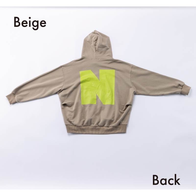 日本伊努伊努 大Ｎ印花連帽上衣 大人款 3色