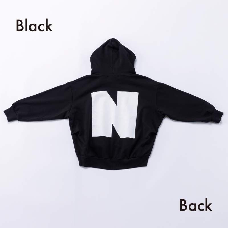 日本伊努伊努 大Ｎ印花連帽上衣 大人款 3色