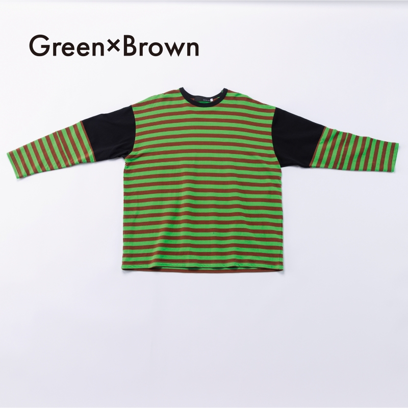 日本伊努伊努 童趣亂序條紋上衣 大人款 3色