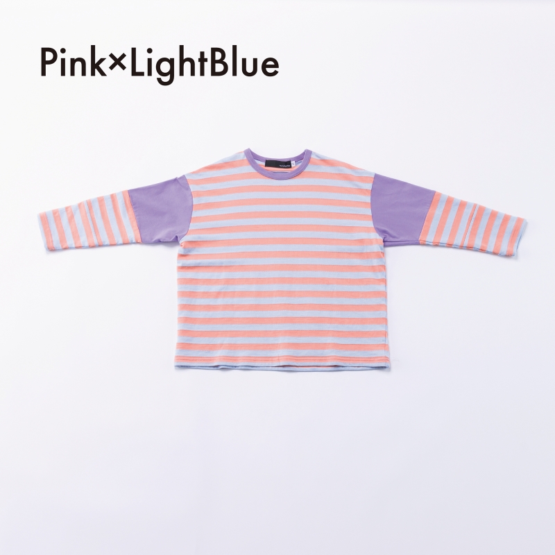 日本伊努伊努 童趣亂序條紋上衣 大人款 3色