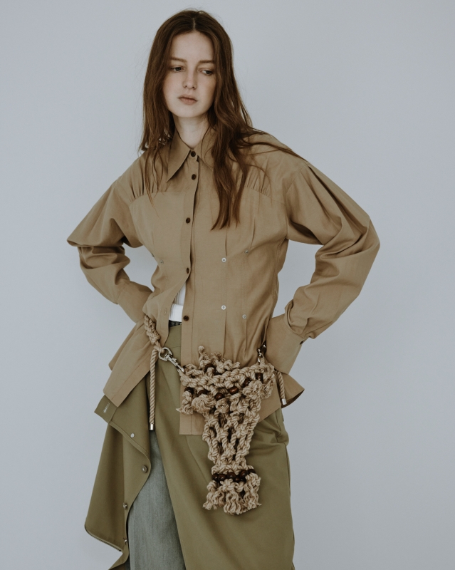 日本ENSW SCULPTURE SHIRT 2色