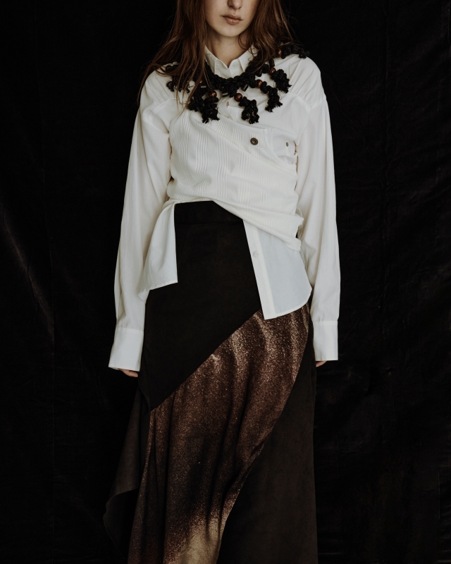 日本ENSW SCULPTURE SHIRT 2色