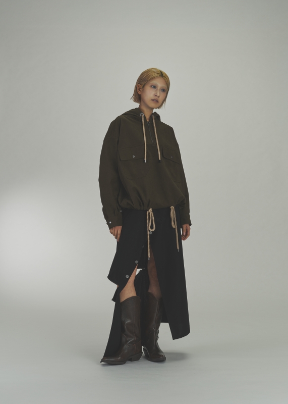 日本ENSW CALM SUEDE SALVAGE PARKA 2色