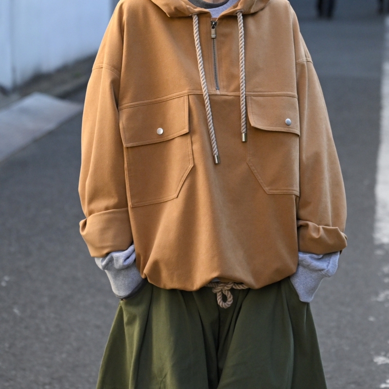 日本ENSW CALM SUEDE SALVAGE PARKA 2色