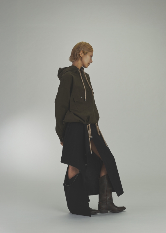 日本ENSW CALM SUEDE SALVAGE PARKA 2色