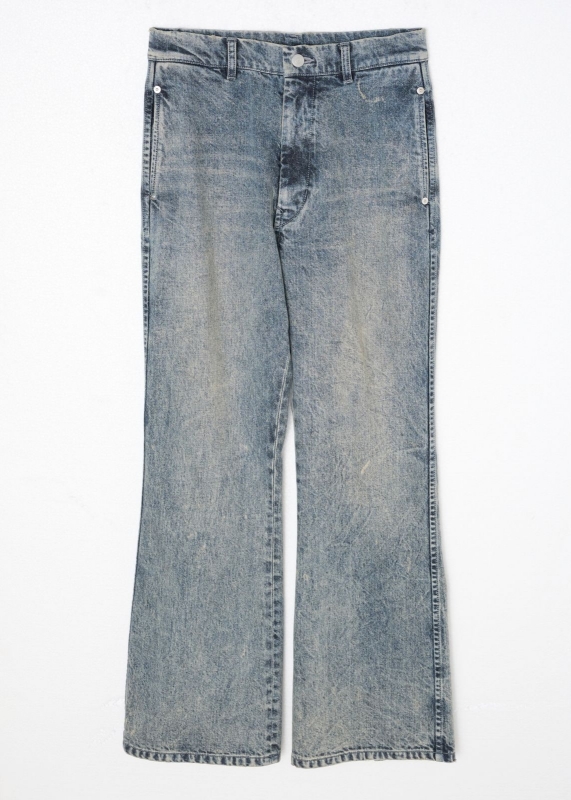日本奶奶家2號 Slim Zip PT / Denim 2色