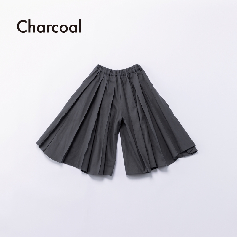 日本伊努伊努 立體摺線寬版褲裙 大人款 3色