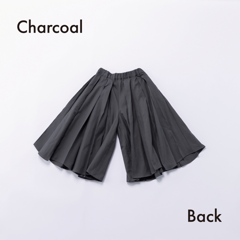 日本伊努伊努 立體摺線寬版褲裙 大人款 3色