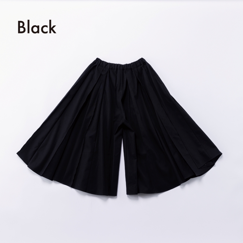 日本伊努伊努 立體摺線寬版褲裙 大人款 3色