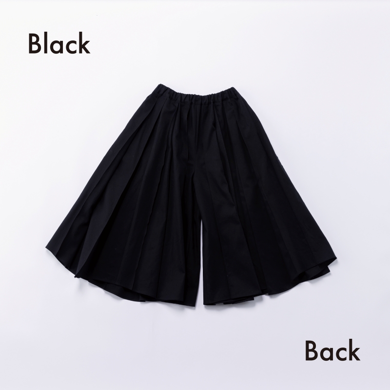 日本伊努伊努 立體摺線寬版褲裙 大人款 3色