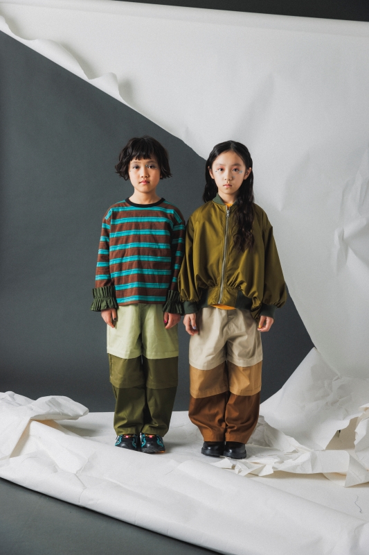 日本伊努伊努 色階寬褲 大人款 3色