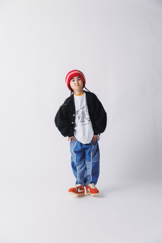 日本伊努伊努 拼拼看牛仔褲 大人款 2色