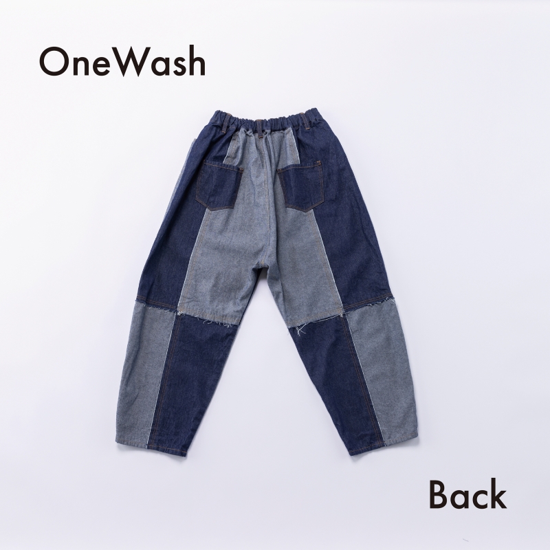 日本伊努伊努 拼拼看牛仔褲 大人款 2色