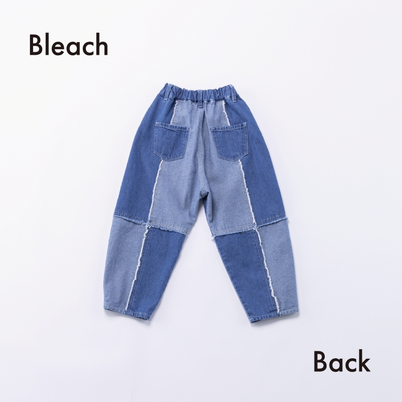 日本伊努伊努 拼拼看牛仔褲 大人款 2色