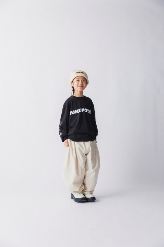 日本伊努伊努  雙打褶丹寧氣球褲 大人款 2色